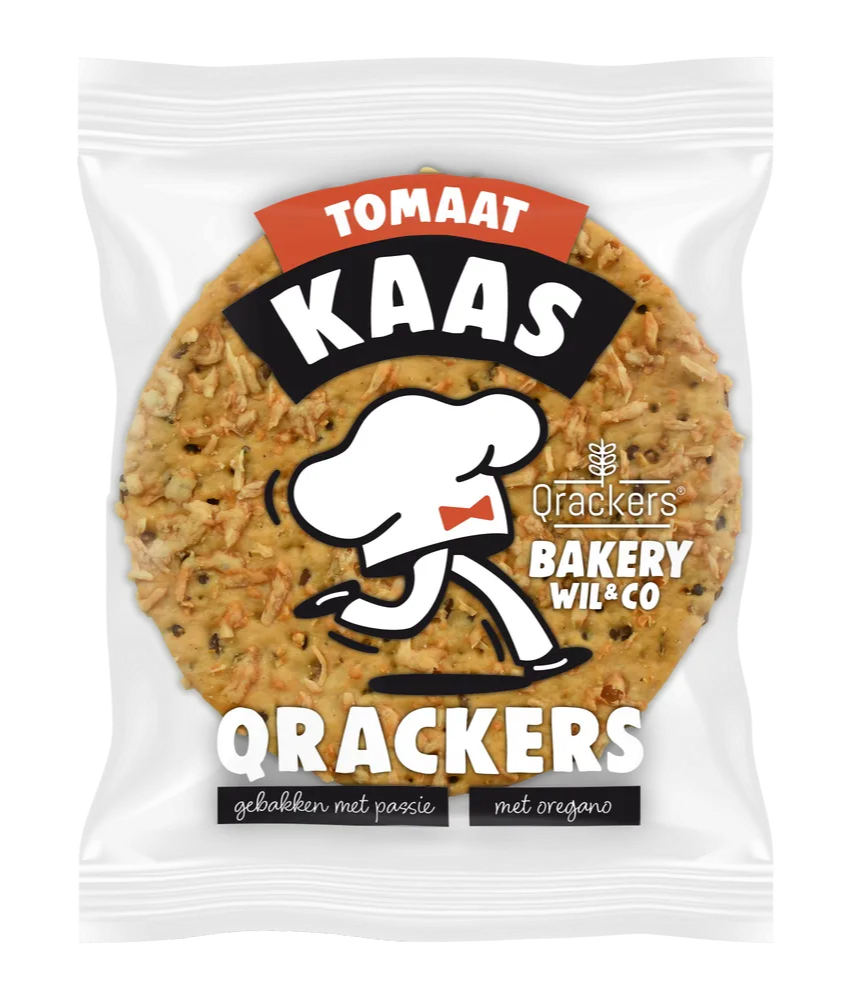 Qrackers Bakery Wil & Co Kaas & Tomaat