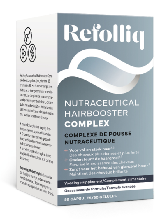 Refolliq Nutraceutical Hairbooster Complex Capsules afbeelding