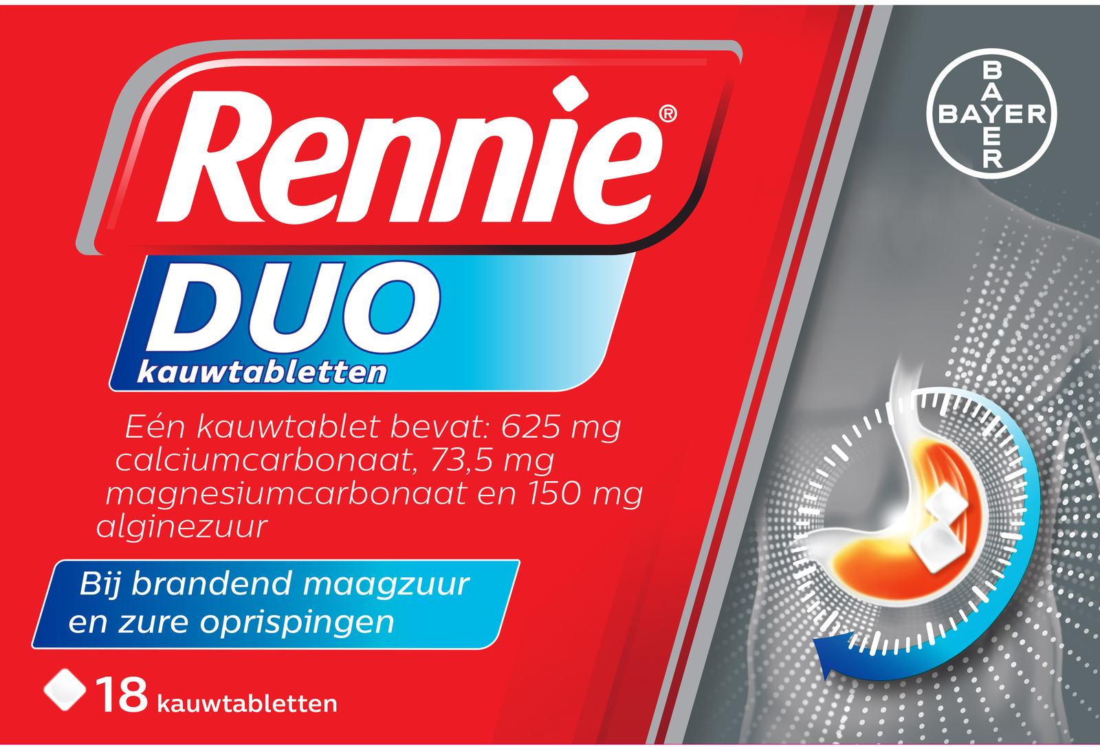 Rennie Duo Kauwtabletten