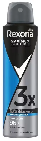 Rexona Men Maximum Protection Cobalt Dry Deodorant Spray afbeelding