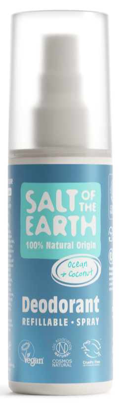 Salt Of The Earth Ocean + Coconut Deodorant Refillable Spray afbeelding
