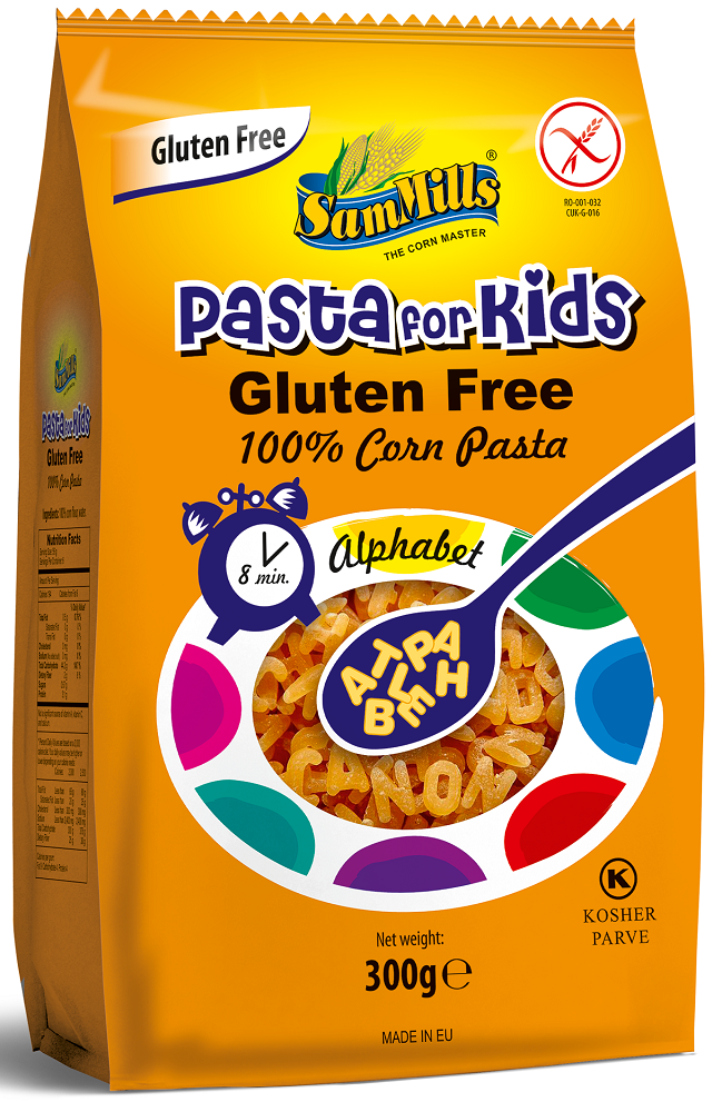 Sam Mills Glutenvrije Pasta for Kids Alfabet