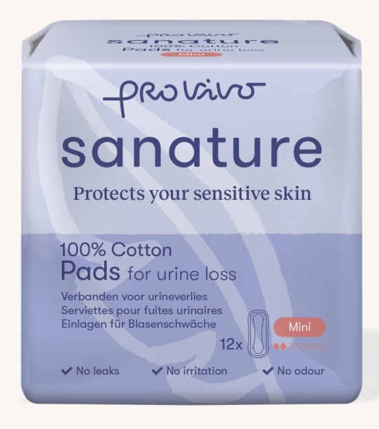 Image of Sanature Pro Vivo 100% Katoen Verbanden voor Urineverlies Mini 