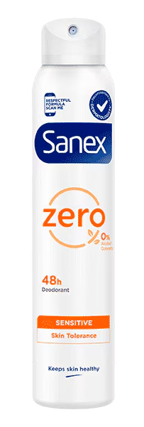 Sanex Zero 0% Sensitive Deodorant Spray afbeelding