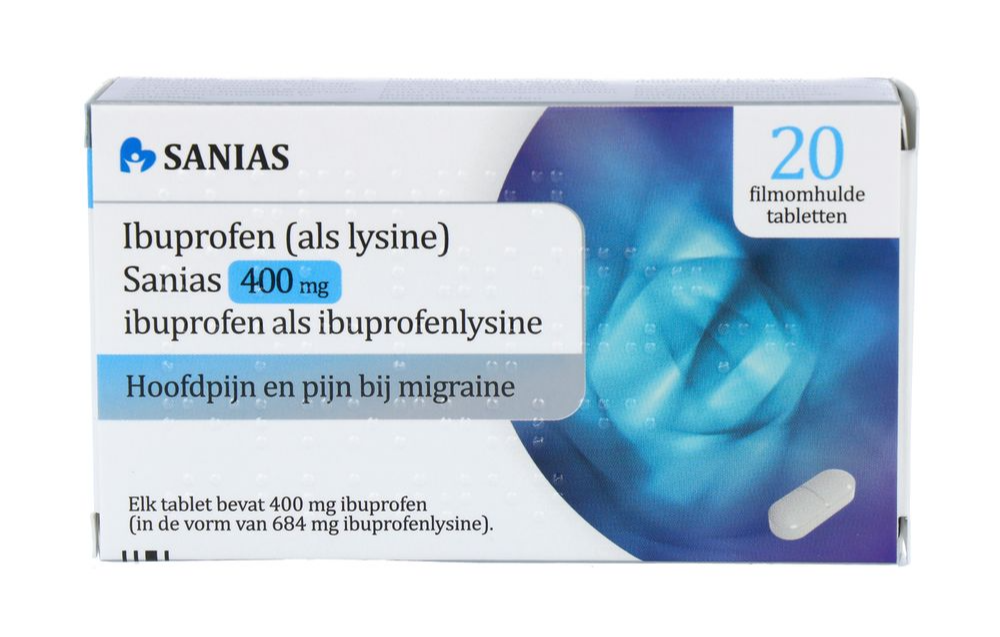 Sanias Ibuprofen (als Lysine) Sanias 400mg Tabletten afbeelding