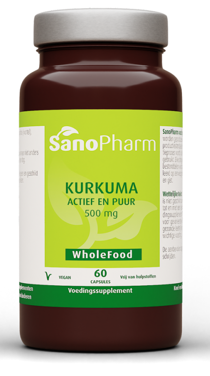 Sanopharm WholeFood Kurkuma Capsules afbeelding