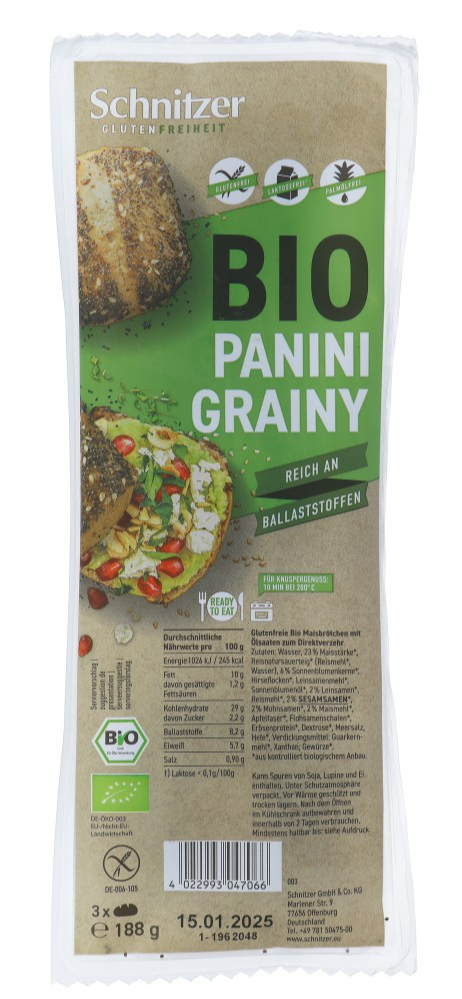 Schnitzer BIO Panini Grainy afbeelding