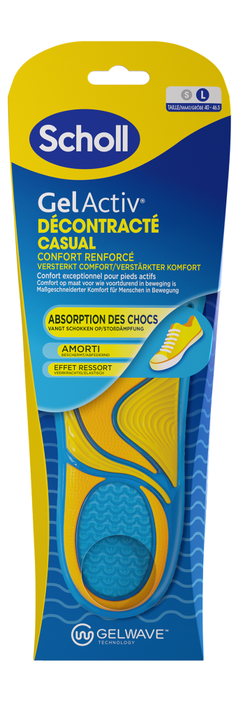 Scholl Gel Active Decontracte Casual Inlegzool L