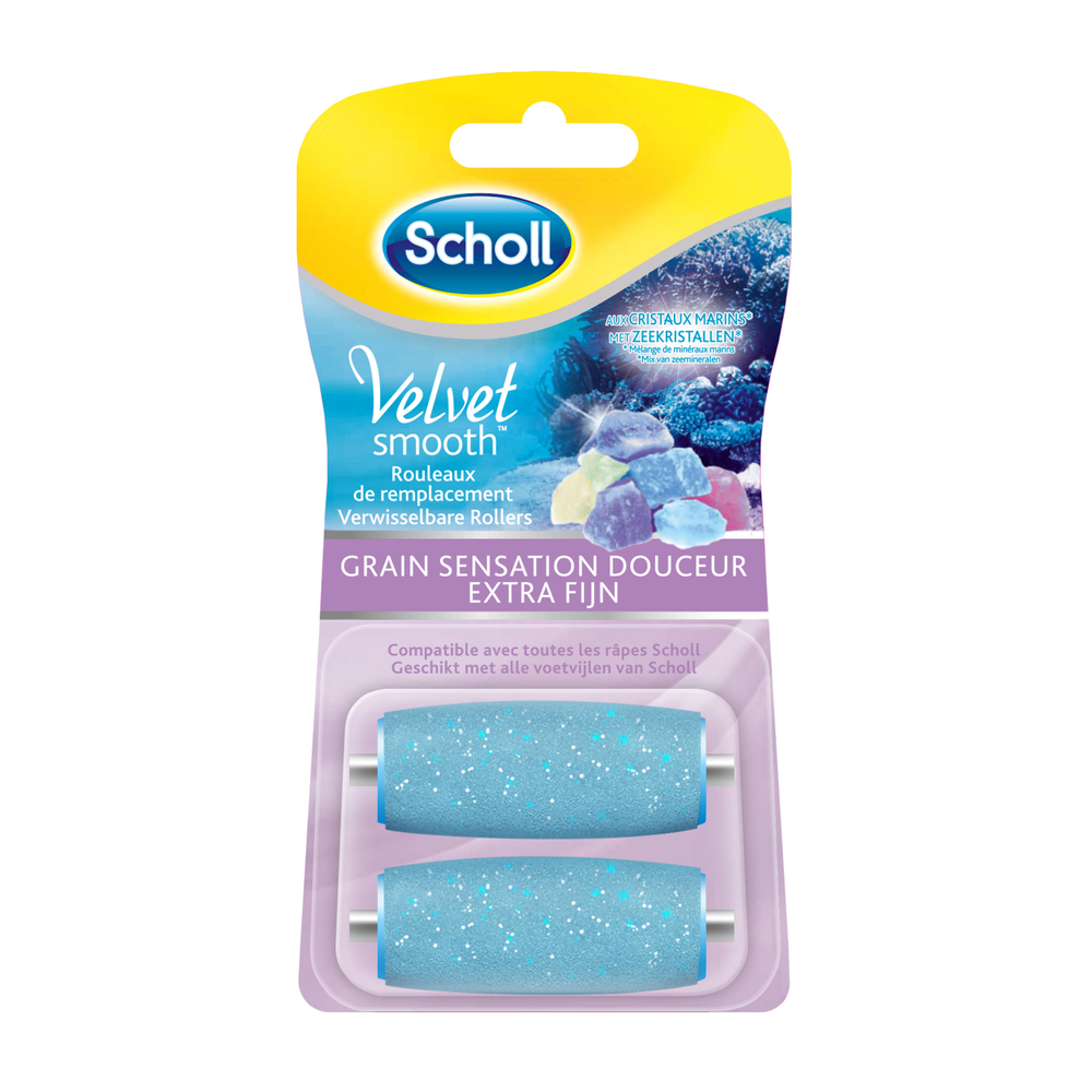 Scholl Velvet Smooth Verwisselbare Rollers Extra Fijn