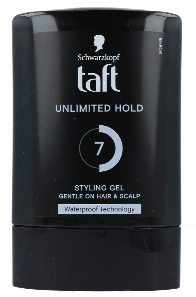 Schwarzkopf Taft Unlimited Hold Styling Gel Hold 7/15 afbeelding