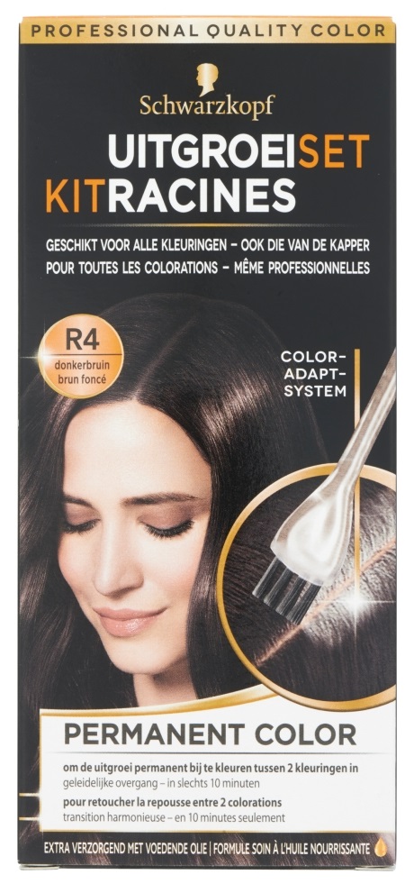 Schwarzkopf Uitgroeiset D4 Donkerbruin afbeelding