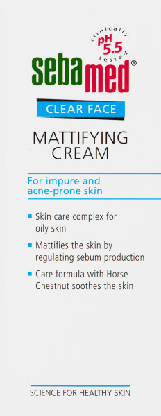 Sebamed Clear Face Mattifying Face Cream afbeelding