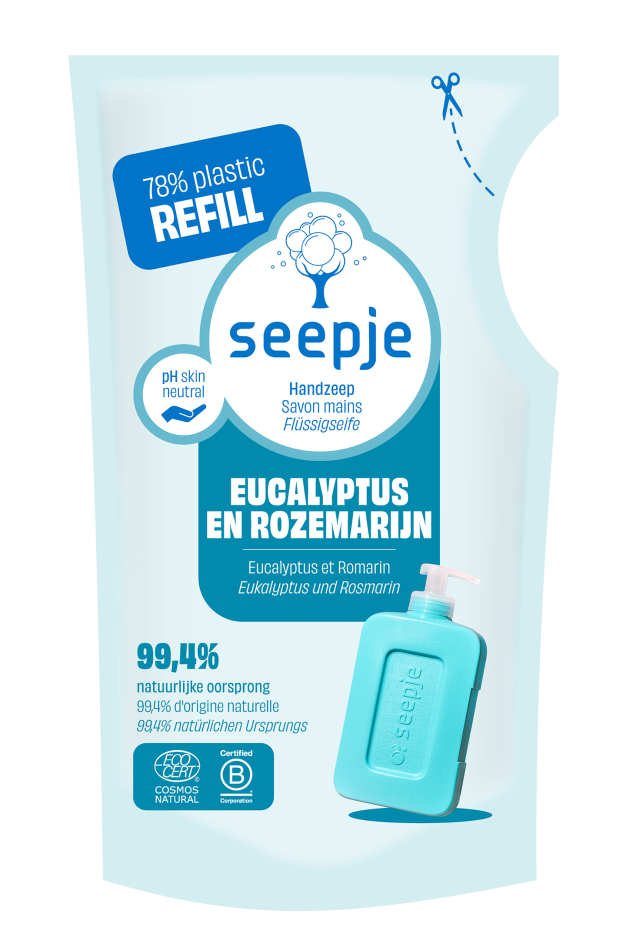 Seepje Handzeep Eucalyptus Rozemarijn Navulling afbeelding