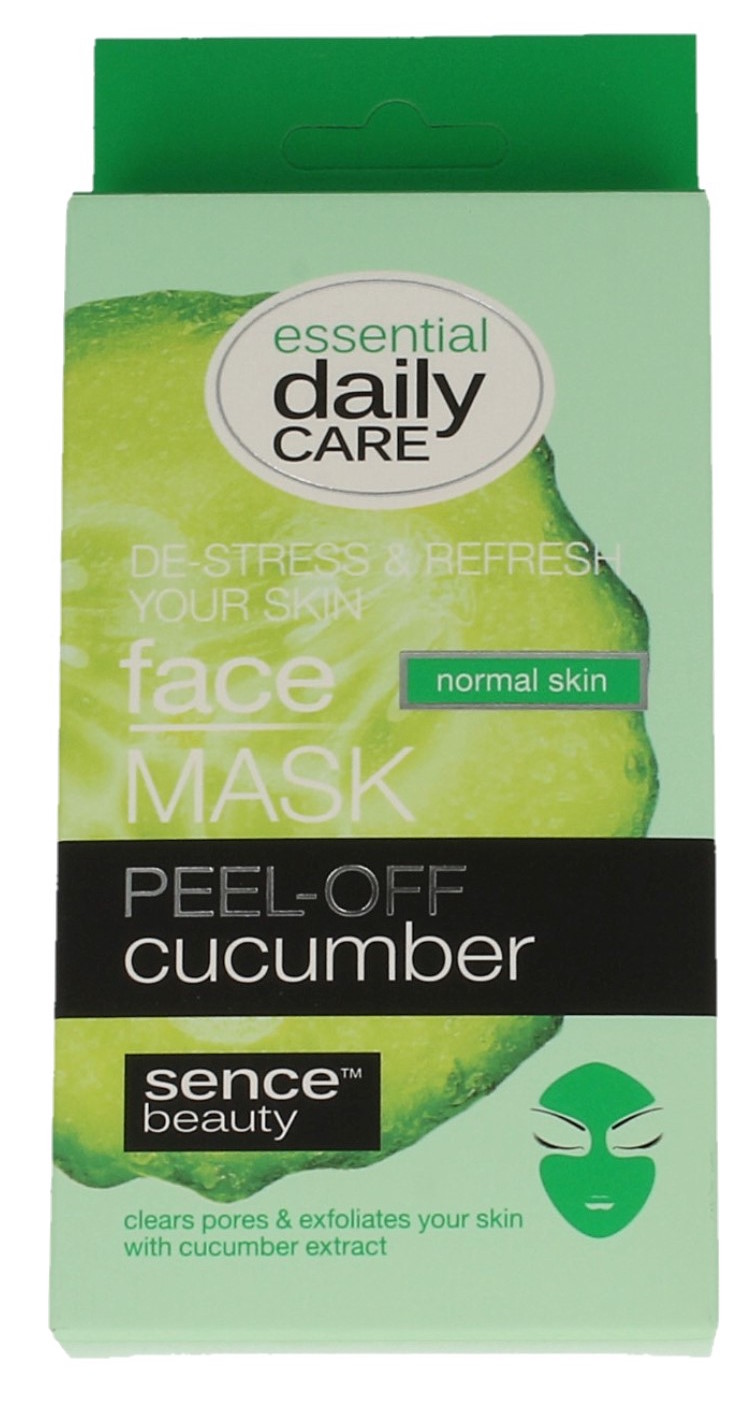 SenceBeauty Gezichtsmasker Peel-off Komkommer