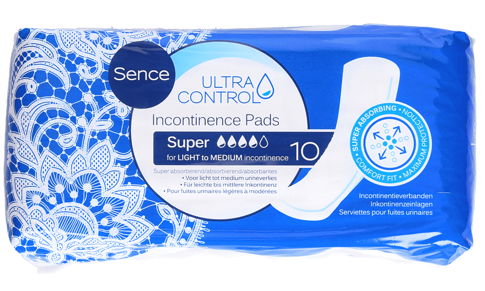 SenceBeauty Ultra Control Super Incontinence Pads