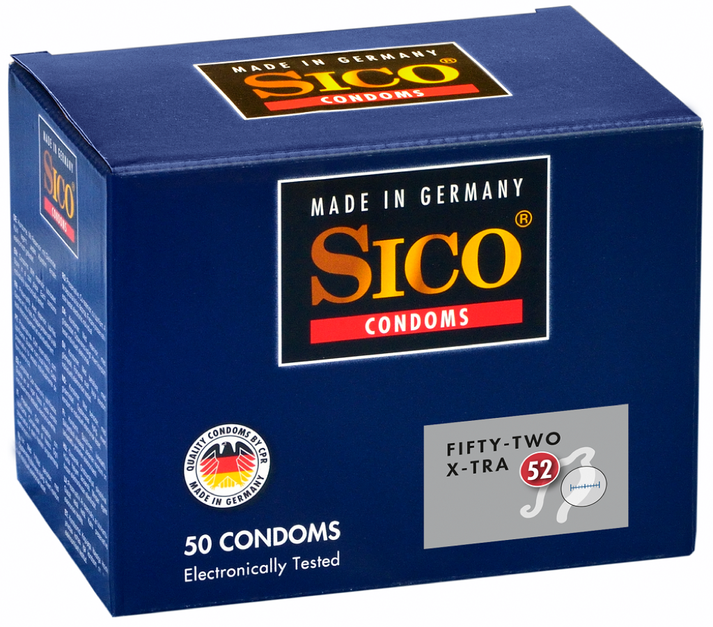 Sico 52 (Fifty-Two) X-Tra Condooms