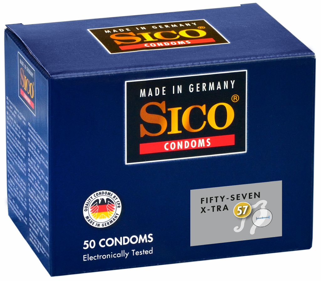 Image of Sico 57 (Fifty-Seven) X-Tra Condooms