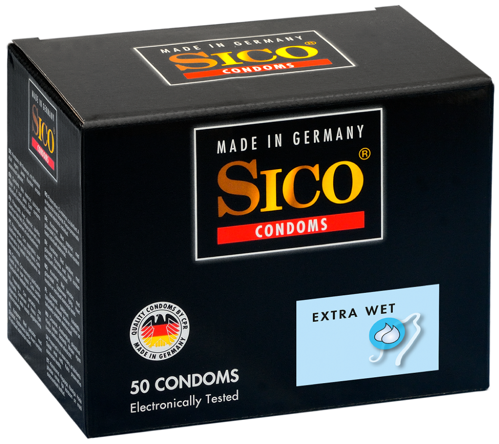 Sico Extra Wet Condooms (52mm)