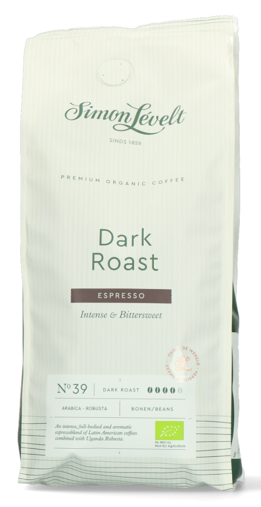 Simon Levelt Dark Roast Espresso Intense & Bittersweet No.74 afbeelding
