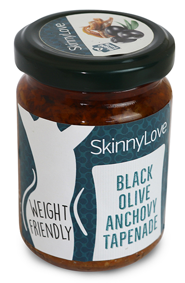 SkinnyLove Spread Black Olive Anchovy Tapenade
