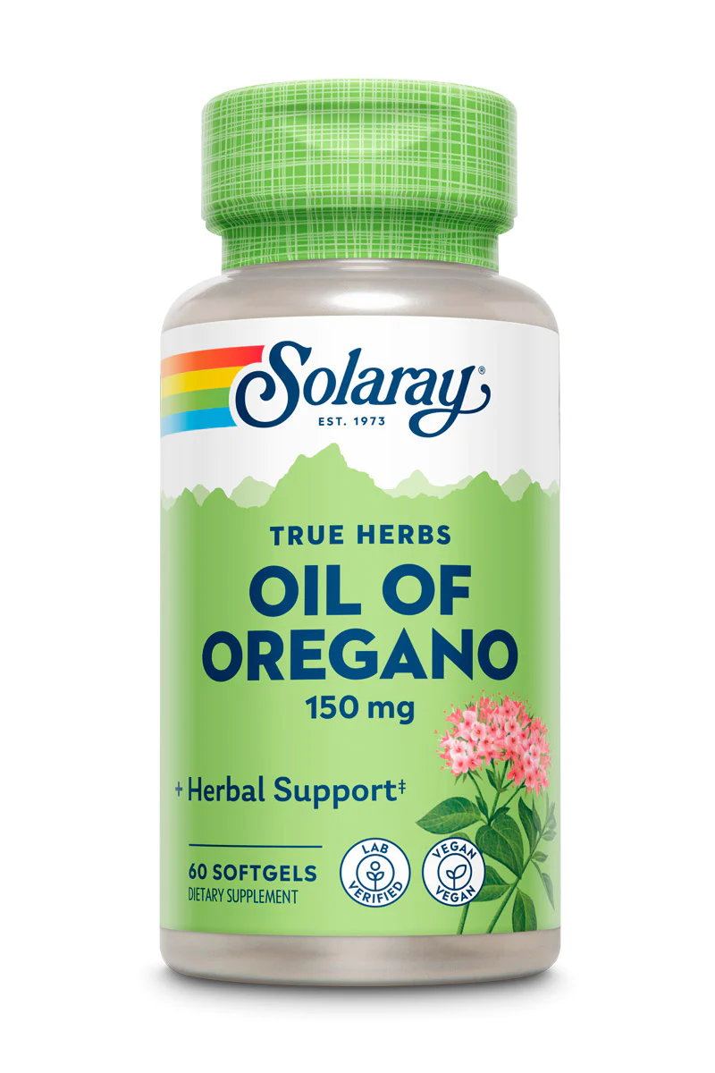 Solaray Oregano Olie Softgels