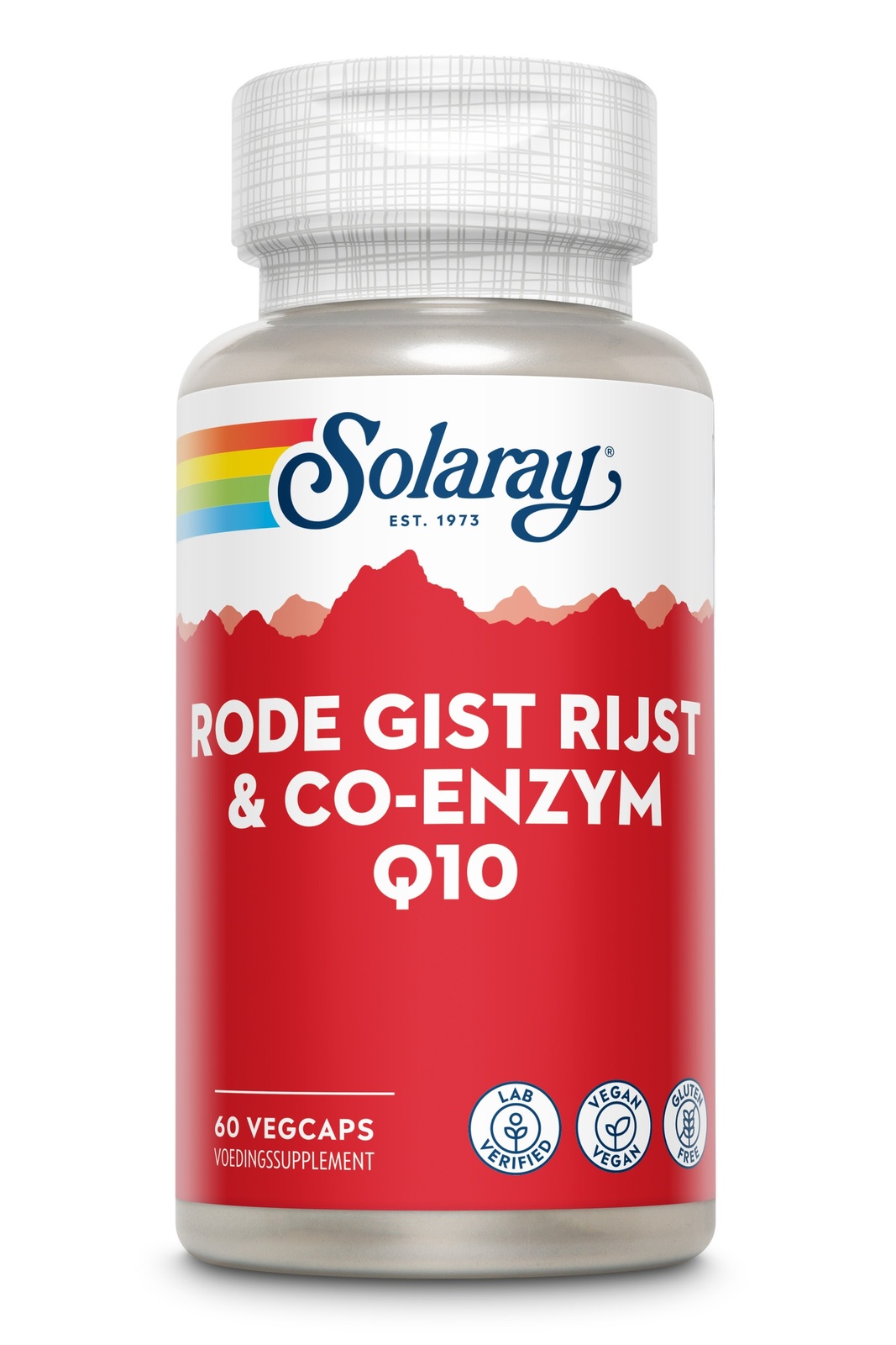 Solaray Rode Gist Rijst & Co-Enzym Q10 VegCaps