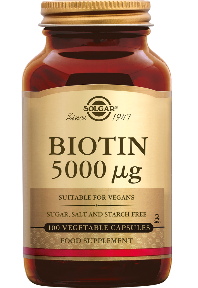 Solgar Biotine 5000 mcg Capsules afbeelding