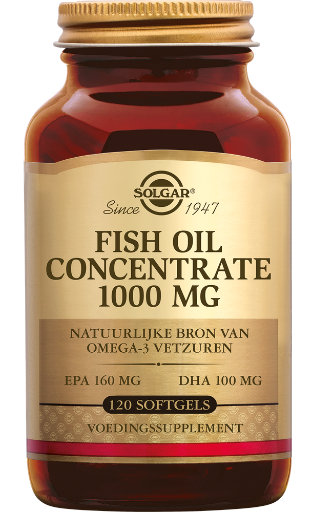 Solgar Fish Oil (Visolie) Concentrate 1000 mg Softgels afbeelding