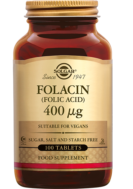 Solgar Folacin (Foliumzuur) 400 mcg Tabletten