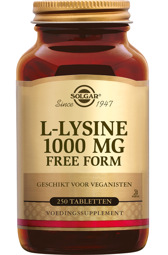 Solgar L-Lysine 1000 mg Tabletten afbeelding