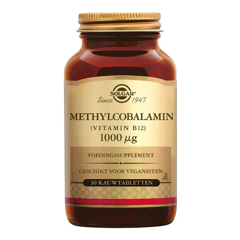 Solgar Methylcobalamin 1000 µg Kauwtabletten afbeelding