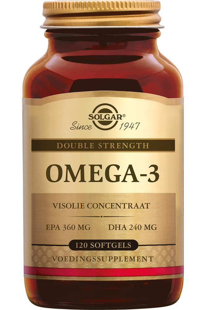 Solgar Omega-3 (Visolie) Double Strength Softgels afbeelding