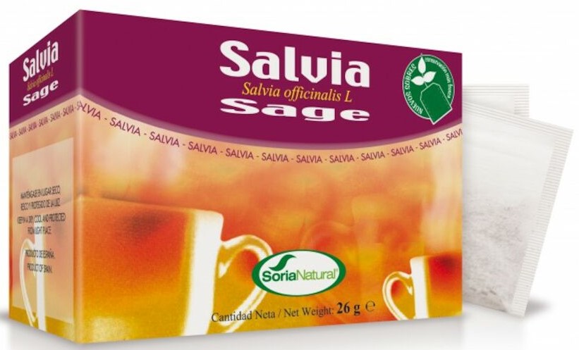 Soria Natural Kruidenthee Salie Zakjes