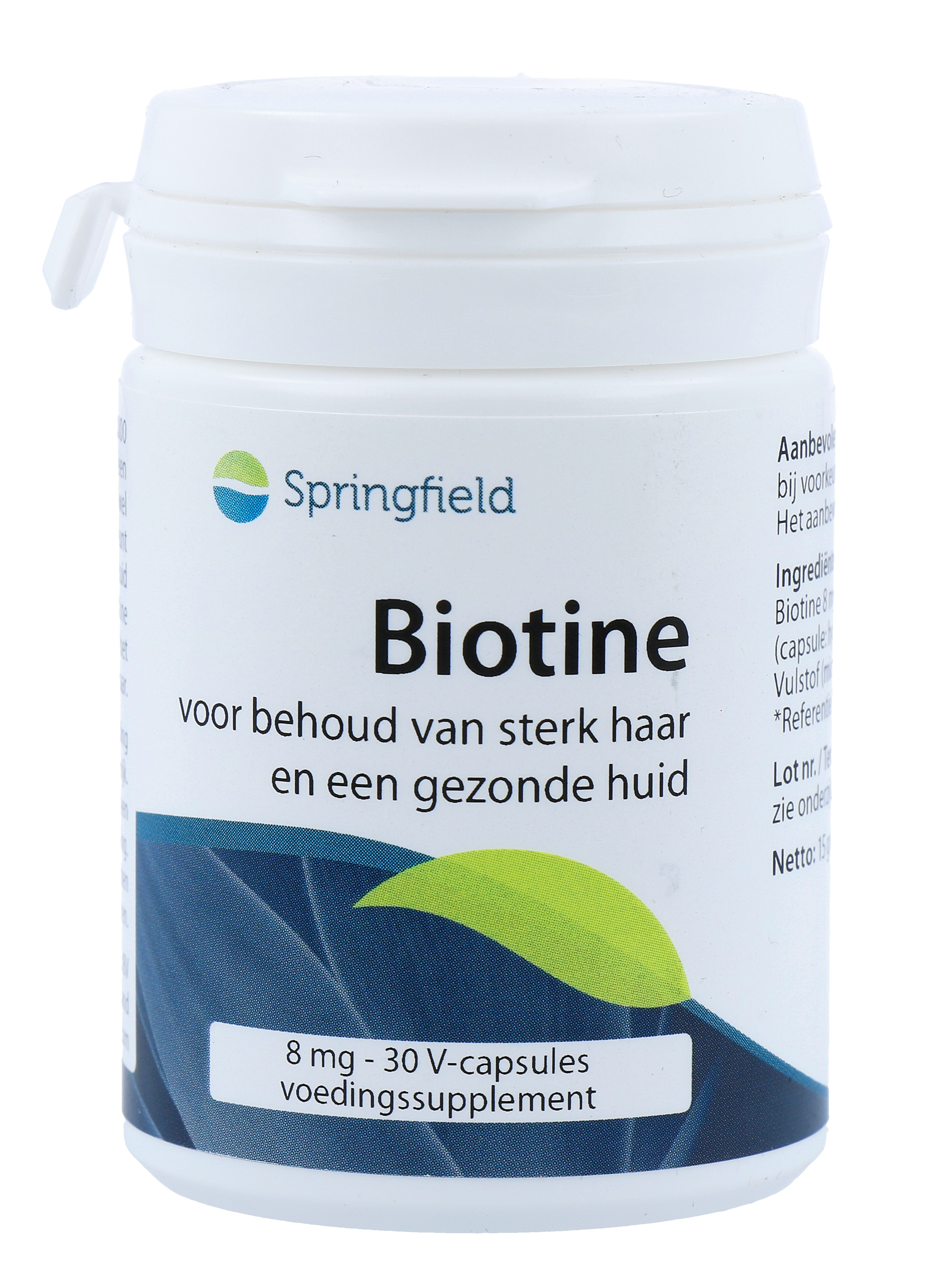 Springfield Biotine 8mg Capsules