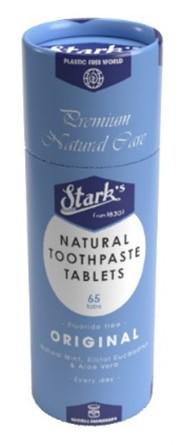 Stark's Natural Toothpaste Tablets Original zonder fluoride