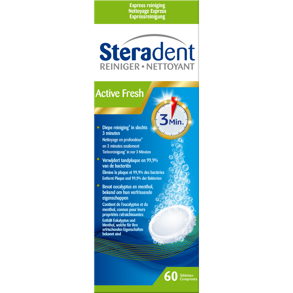 Steradent Active Fresh