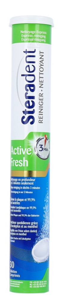Steradent Active Fresh Kunstgebit Reinigingstabs afbeelding
