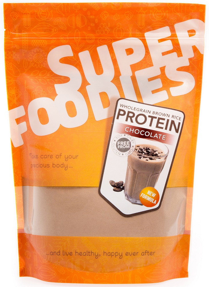Superfoodies Bruine Rijst Eiwitpoeder Chocolade