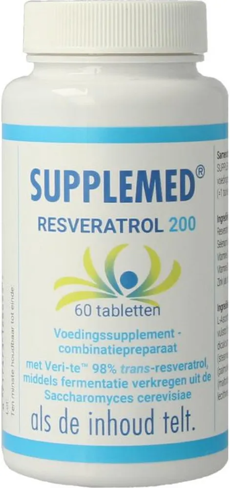 Supplemed Resveratrol 200 Tabletten afbeelding