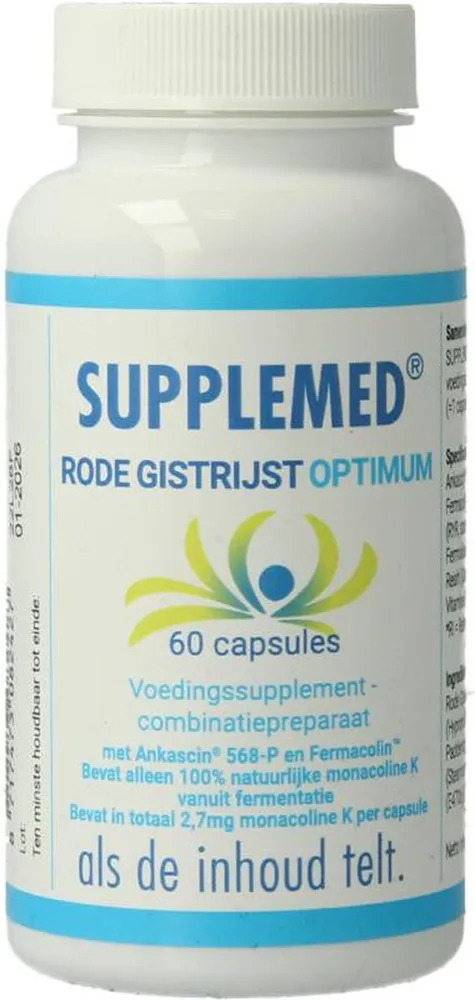 Supplemed Rode Gistrijst Optimum Capsules afbeelding