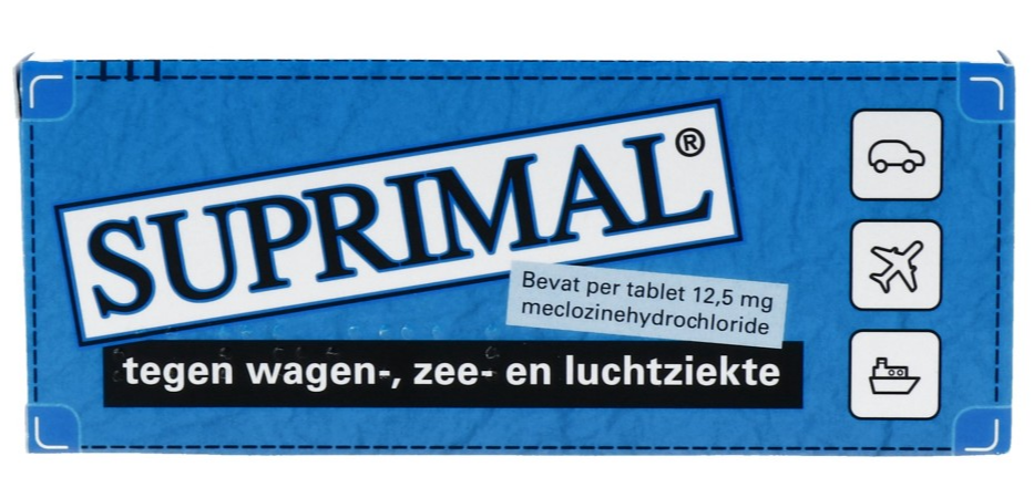 Suprimal Reistabletten 12,5mg afbeelding