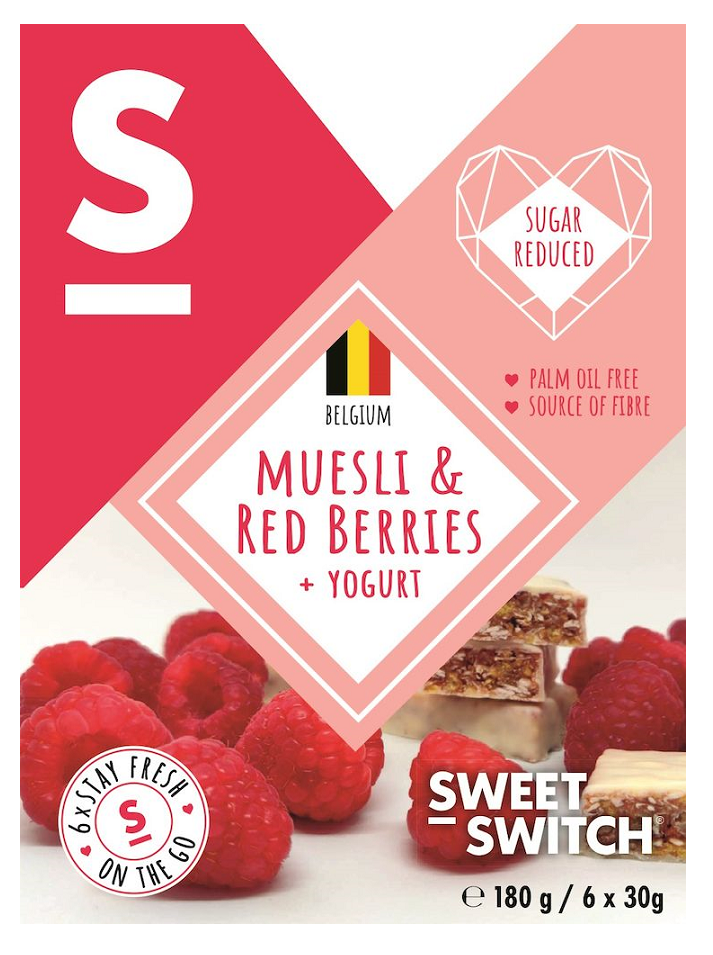 Sweet-Switch Muesli & Red Berries + Yoghurt