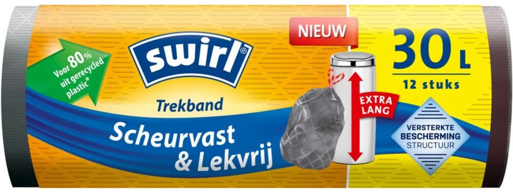 Swirl Afvalzakken Trekband 30 Liter
