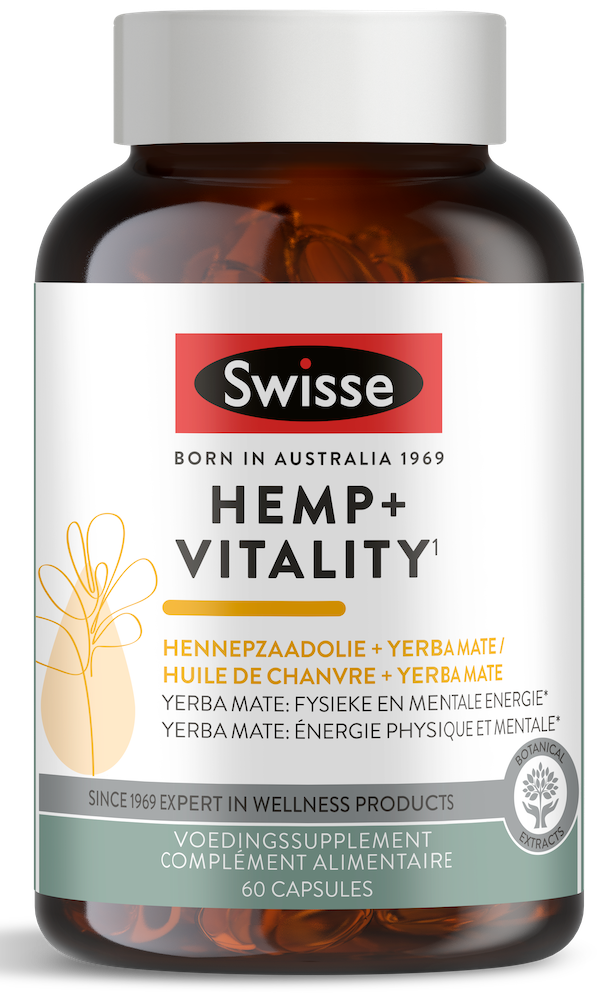 Swisse Hemp+ Vitality Capsules
