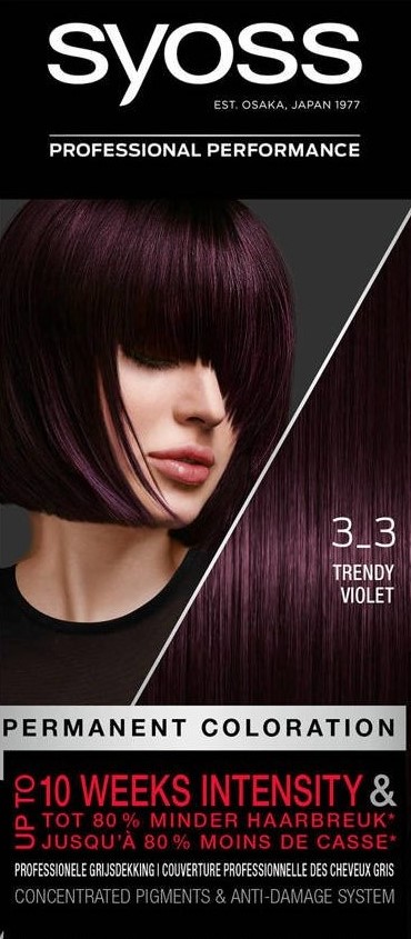 Syoss Color Salonplex 3-3 Trendy Violet
