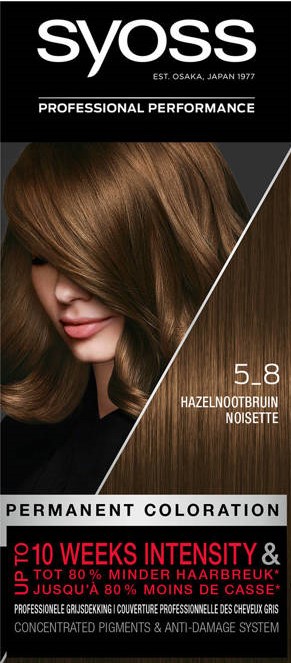 Syoss Color Salonplex 5-8 Hazelnootbruin