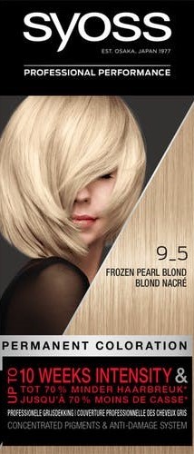 Syoss Color Salonplex 9-5 Frozen Pearl Blond afbeelding