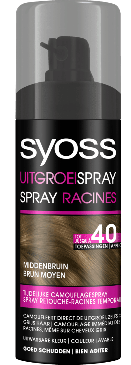 Syoss Uitgroeispray Middenbruin afbeelding