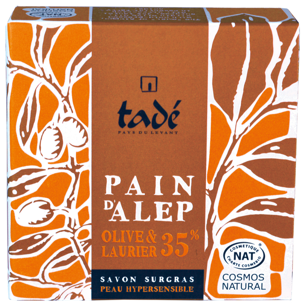 Tadé Pain D&apos;Alep Olive & Laurier 35% Zeep