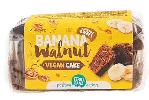 TerraSana Vegan Cake Banaan & Walnoot
